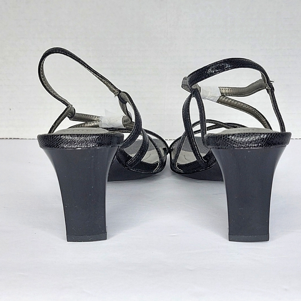 Bandolino Women's Black Strappy Heels - Picture 5 of 8